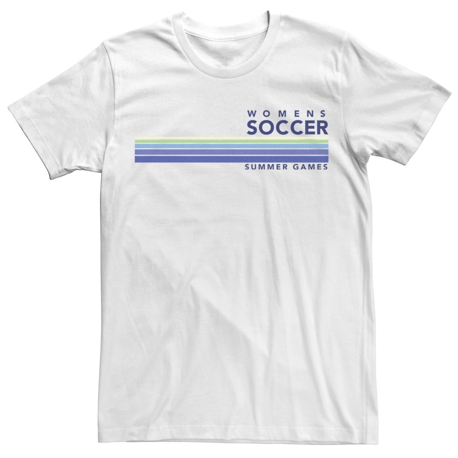 Мужская женская футболка с логотипом в футбольную полоску Summer Games Licensed Character
Мужская женская футболка с логотипом в футбольную полоску Summer Games Licensed Character