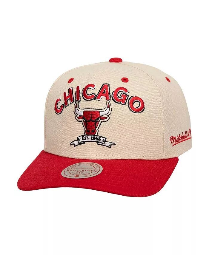 Мужская кремовая/красная кепка Snapback Chicago Bulls 6x NBA Champions Soul Legacy Defined Mitchell & Ness, белый
Мужская кремовая/красная кепка Snapback Chicago Bulls 6x NBA Champions Soul Legacy Defined Mitchell & Ness, белый