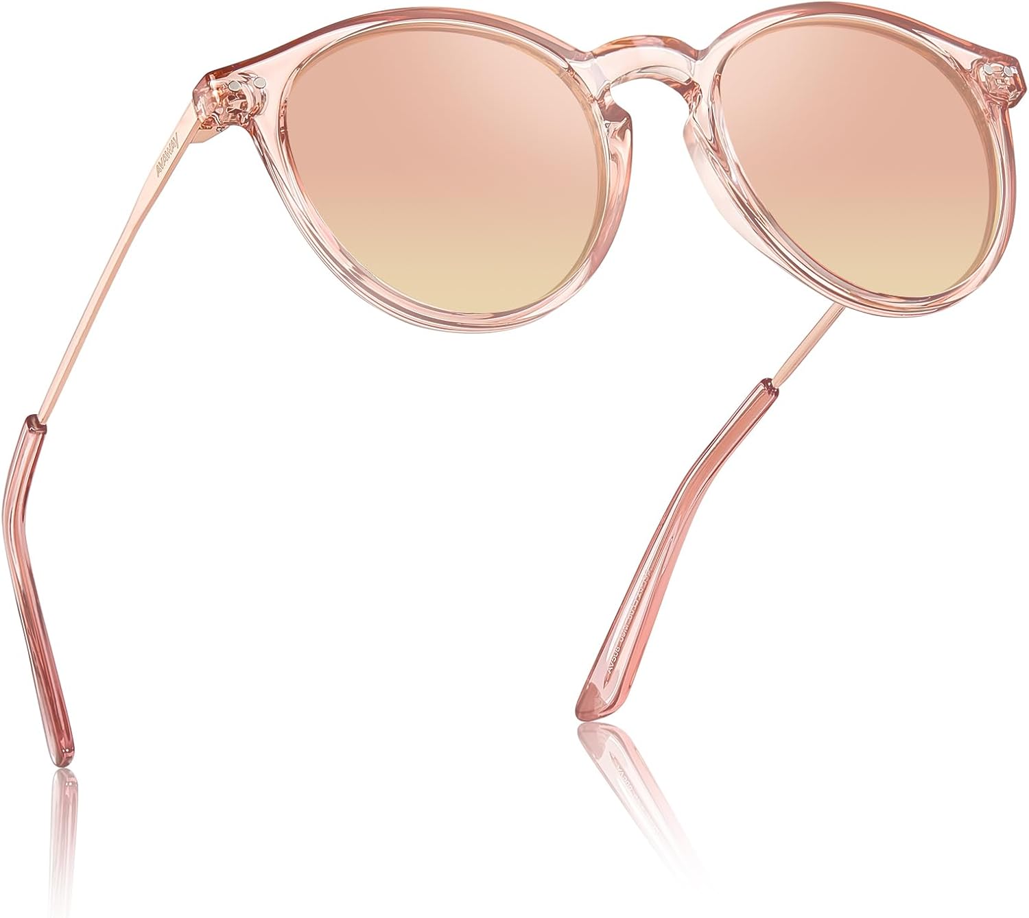 Солнцезащитные очки AVAWAY круглые поляризованные для женщин, средний размер лица, защита UV400, ацетатная оправа, металлические дужки, категория 3, A9: Pink Frame + Mirrored Pink Lens
Солнцезащитные очки AVAWAY круглые поляризованные для женщин, средний размер лица, защита UV400, ацетатная оправа, металлические дужки, категория 3, A9: Pink Frame + Mirrored Pink Lens