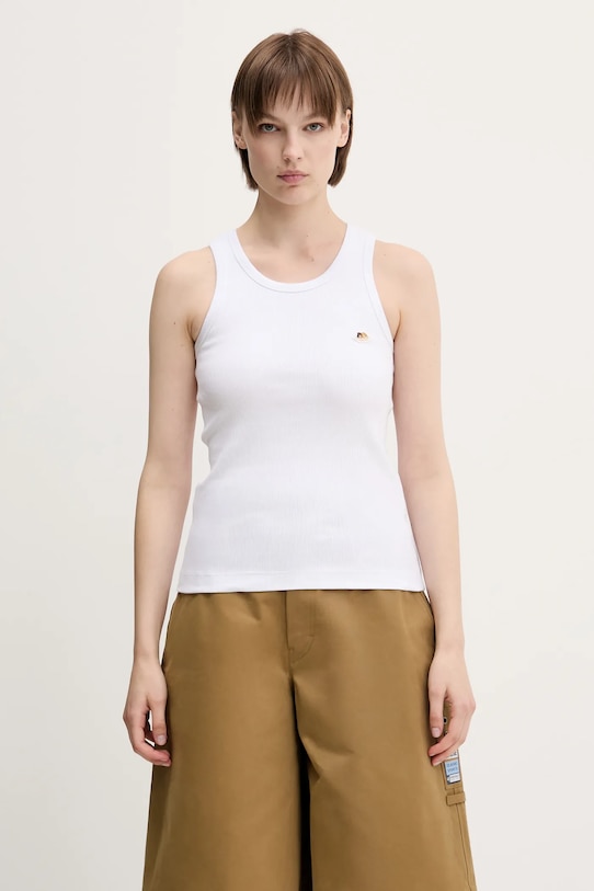 Хлопковый топ Angel Patch Ribbed Tank Fiorucci, белый
Хлопковый топ Angel Patch Ribbed Tank Fiorucci, белый