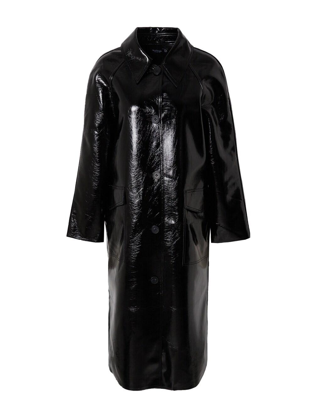 Межсезонное пальто Nasty Gal, черный
Межсезонное пальто Nasty Gal, черный