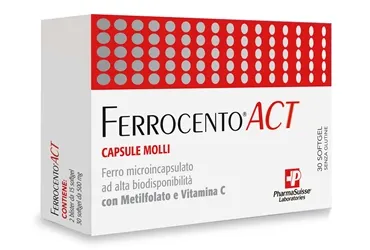 Ferrocento ACT Железодобавка, 30 мягких капсул 
Ferrocento ACT Железодобавка, 30 мягких капсул