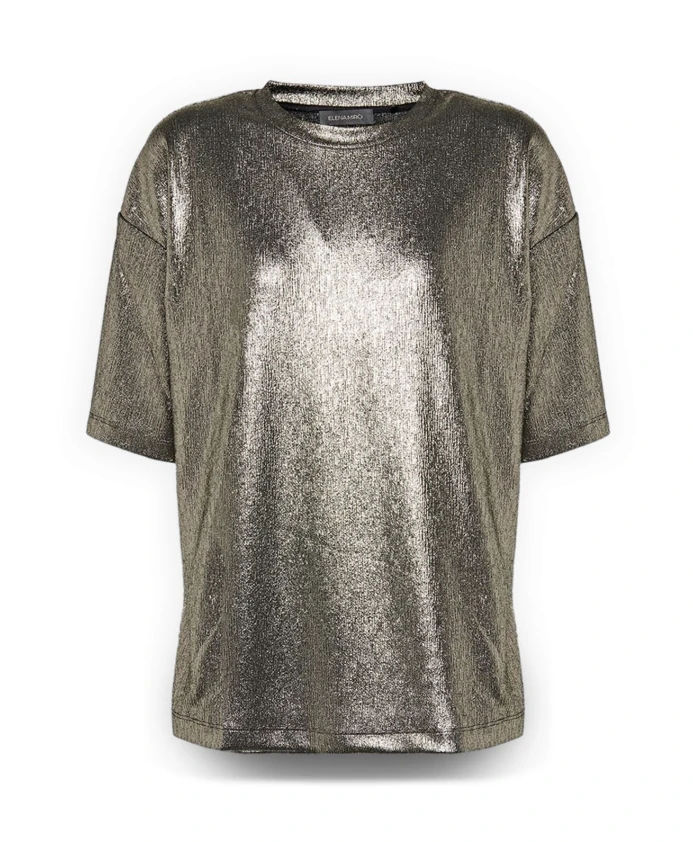 Футболка из ламинированного трикотажа Elena Mirã², желтый
Футболка из ламинированного трикотажа Elena Mirã², желтый