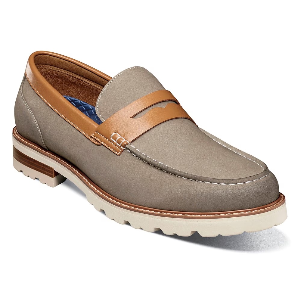 Мокасины с мокрокой носком penny loafer Florsheim, gray/multi 
Мокасины с мокрокой носком penny loafer Florsheim, gray/multi