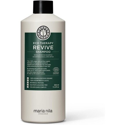 Eco Therapy Revive Глубоко очищающий шампунь с экстрактами мицеллярных молекул 350 мл, Maria Nila
Eco Therapy Revive Глубоко очищающий шампунь с экстрактами мицеллярных молекул 350 мл, Maria Nila