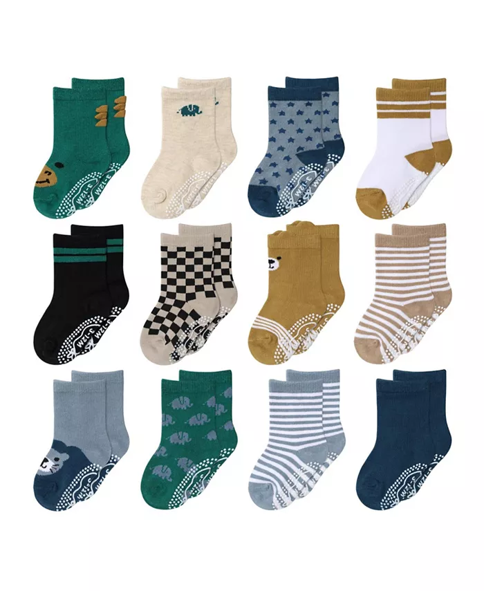 12 пар хлопковых носков для мальчиков, яркие The Peanutshell
12 пар хлопковых носков для мальчиков, яркие The Peanutshell