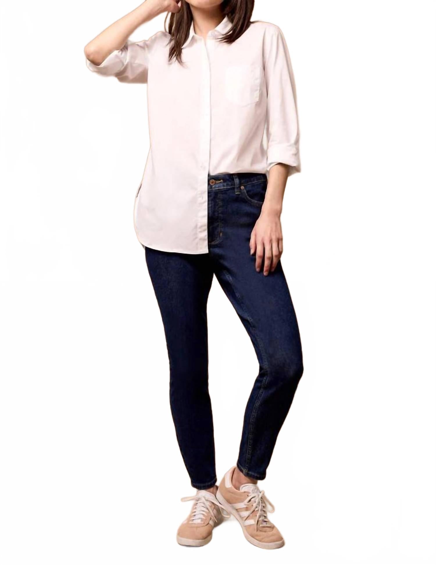 Sophia Curvy Облегающие узкие джинсы с низкой посадкой в темном дениме TRIBAL, Dark Denim
Sophia Curvy Облегающие узкие джинсы с низкой посадкой в темном дениме TRIBAL, Dark Denim