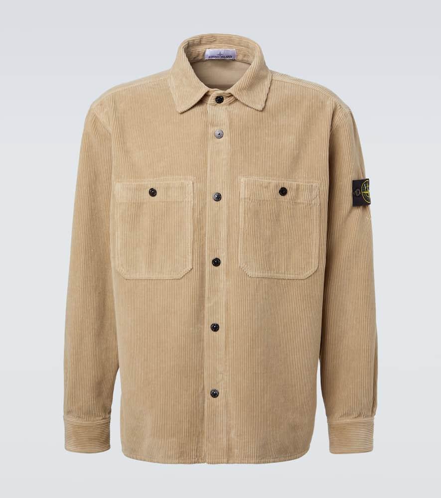 Хлопковая вельветовая рубашка-кимоно Compass Stone Island, Biscuit
Хлопковая вельветовая рубашка-кимоно Compass Stone Island, Biscuit