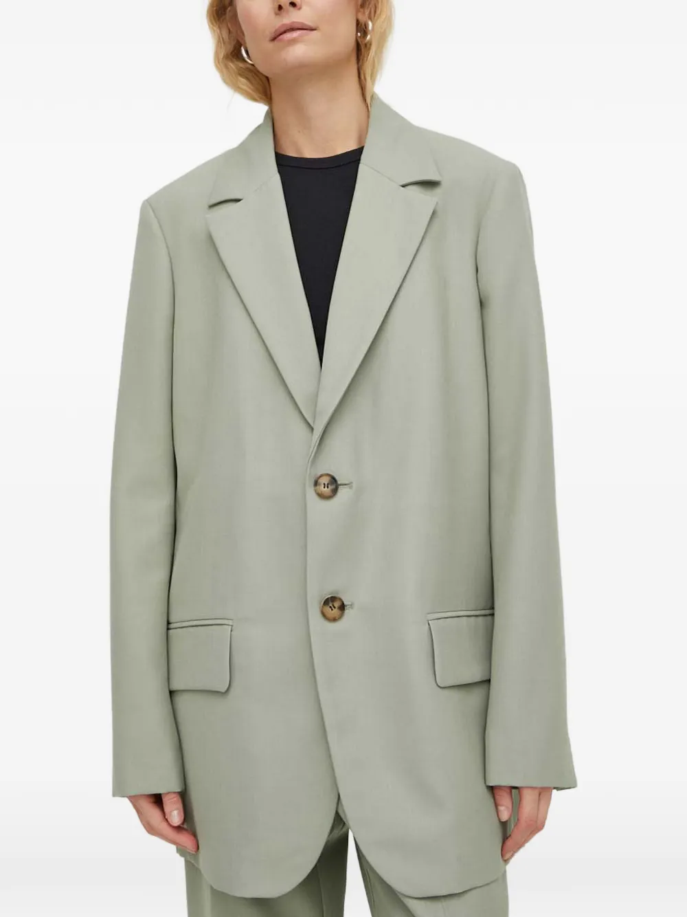 Блейзер на пуговицах с карманами Won Hundred, зеленый
Блейзер на пуговицах с карманами Won Hundred, зеленый