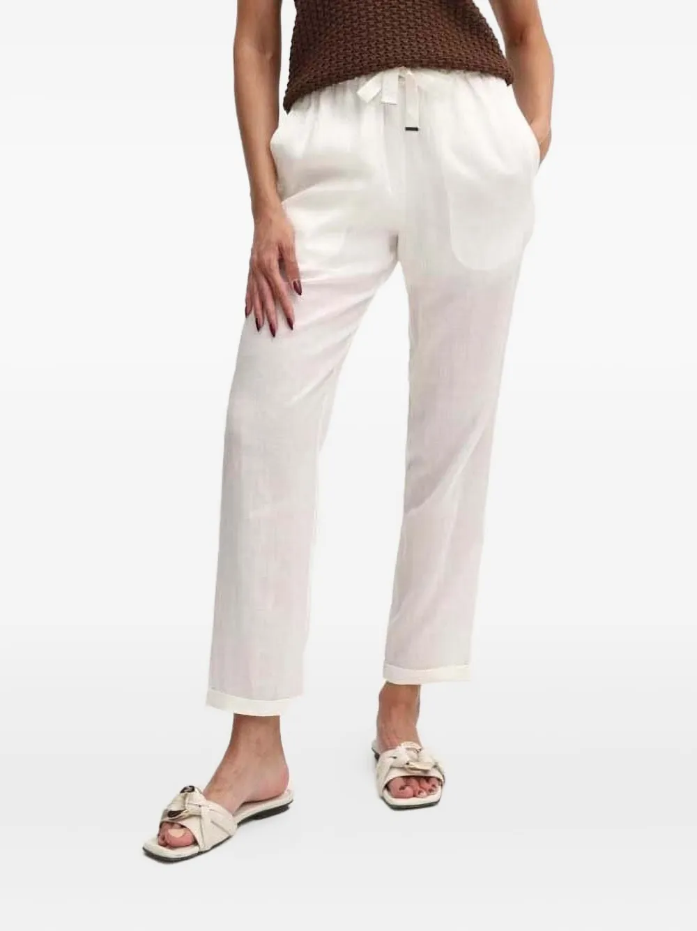 Брюки с кулиской BOSS, белый
Брюки с кулиской BOSS, белый