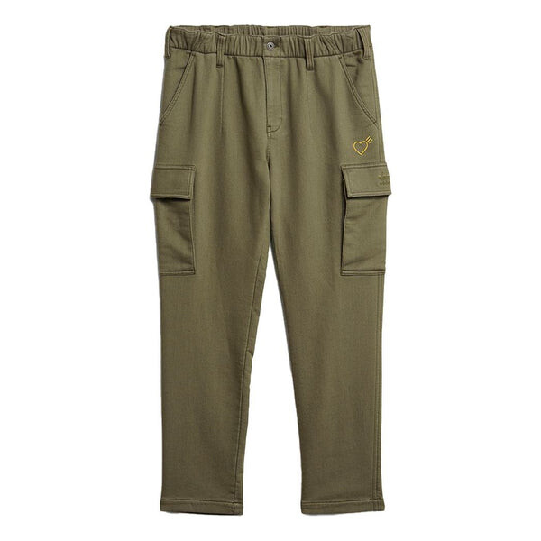 Спортивные штаны adidas originals x HUMAN MADE Crossover Embroidered Logo Multiple Pockets Sports Pants Green, зеленый 
Спортивные штаны adidas originals x HUMAN MADE Crossover Embroidered Logo Multiple Pockets Sports Pants Green, зеленый