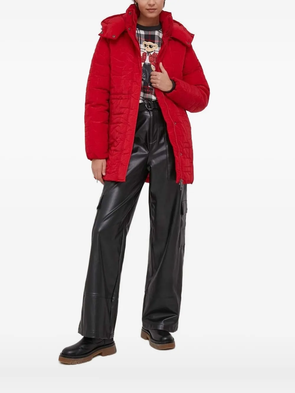 Стеганая куртка с капюшоном Tulip Desigual, красный
Стеганая куртка с капюшоном Tulip Desigual, красный