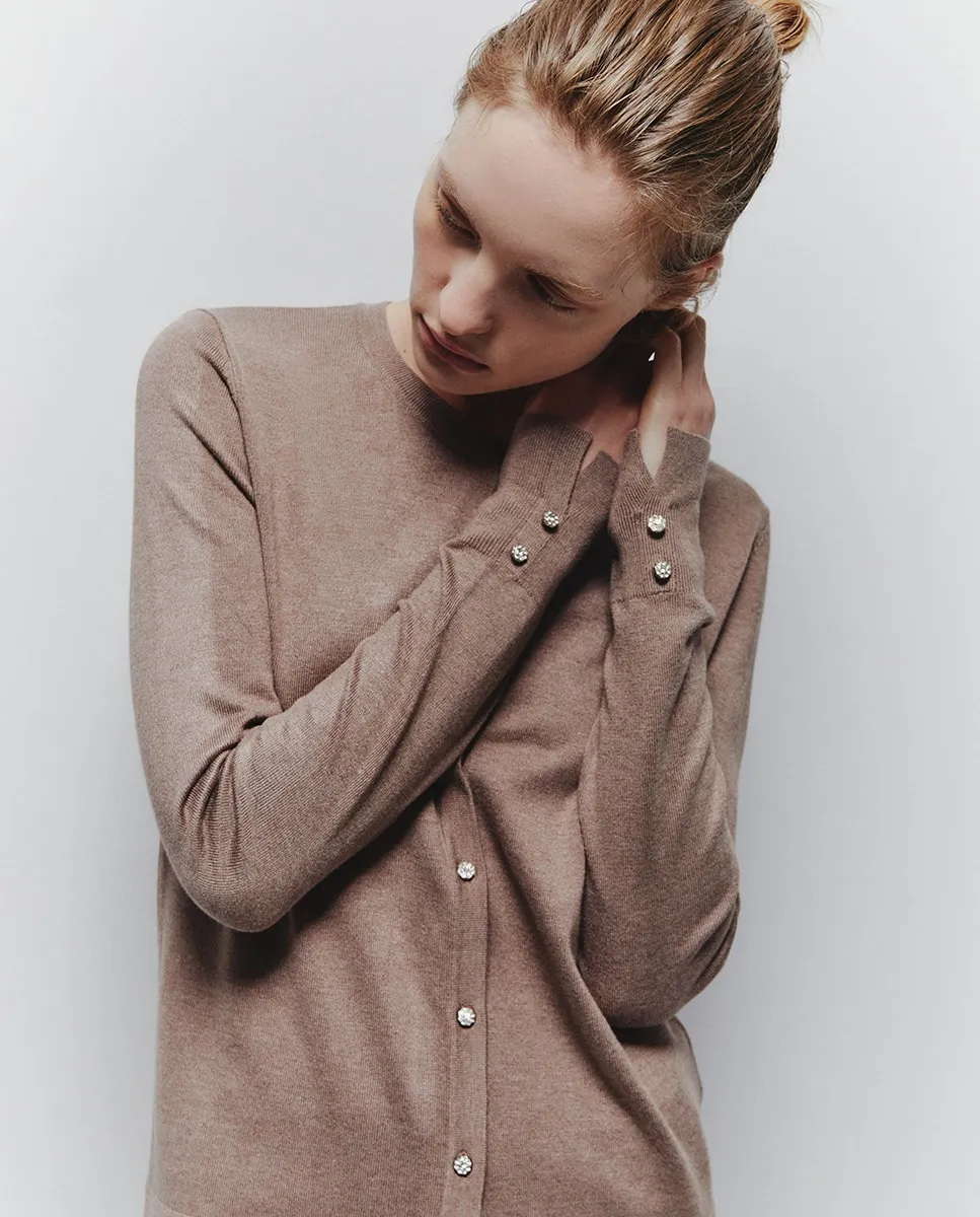 Куртка с декоративной пуговицей Sfera, темно-коричневый
Куртка с декоративной пуговицей Sfera, темно-коричневый