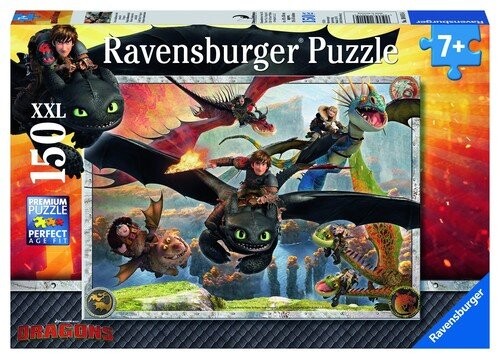 Ravensburger, пазл, Как приручить дракона, 150 шт.
Ravensburger, пазл, Как приручить дракона, 150 шт.
