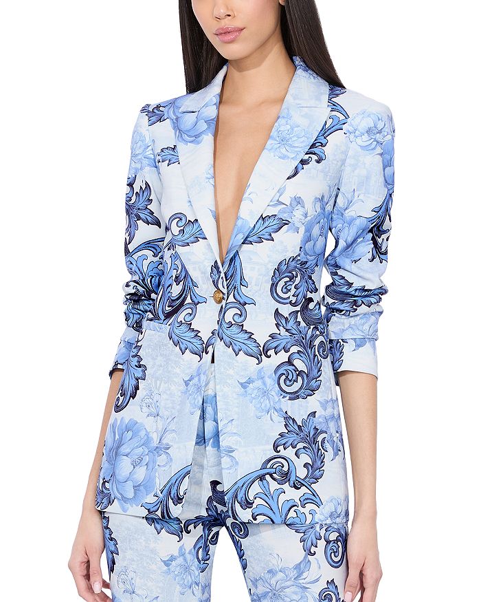 Блейзер с принтом Breann Alice and Olivia, синий
Блейзер с принтом Breann Alice and Olivia, синий