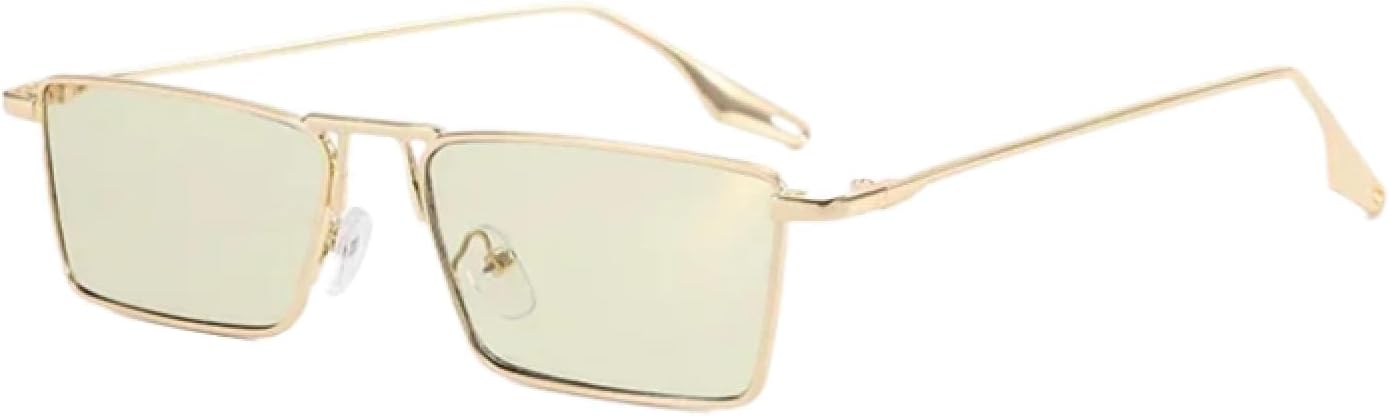 Солнцезащитные очки с защитой от УФ-излучения UV400 | Металлическая оправа, цветные линзы | Для женщин и мужчин, для занятий спортом на открытом воздухе и вождения DSVIGF, Gold Green
Солнцезащитные очки с защитой от УФ-излучения UV400 | Металлическая оправа, цветные линзы | Для женщин и мужчин, для занятий спортом на открытом воздухе и вождения DSVIGF, Gold Green