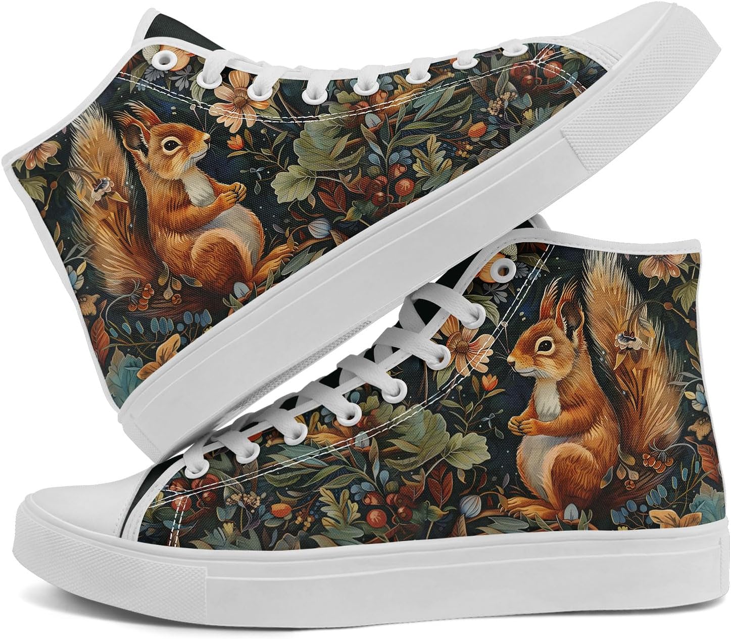 Кроссовки на высокой подошве для женщин AWSOLE из холщовой ткани с принтом для мужчин с милыми лесными животными, легкие, дышащие, стильные, плоские, повседневные shoes, белый/синий/зеленый/коричневый/бежевый
Кроссовки на высокой подошве для женщин AWSOLE из холщовой ткани с принтом для мужчин с милыми лесными животными, легкие, дышащие, стильные, плоские, повседневные shoes, белый/синий/зеленый/коричневый/бежевый