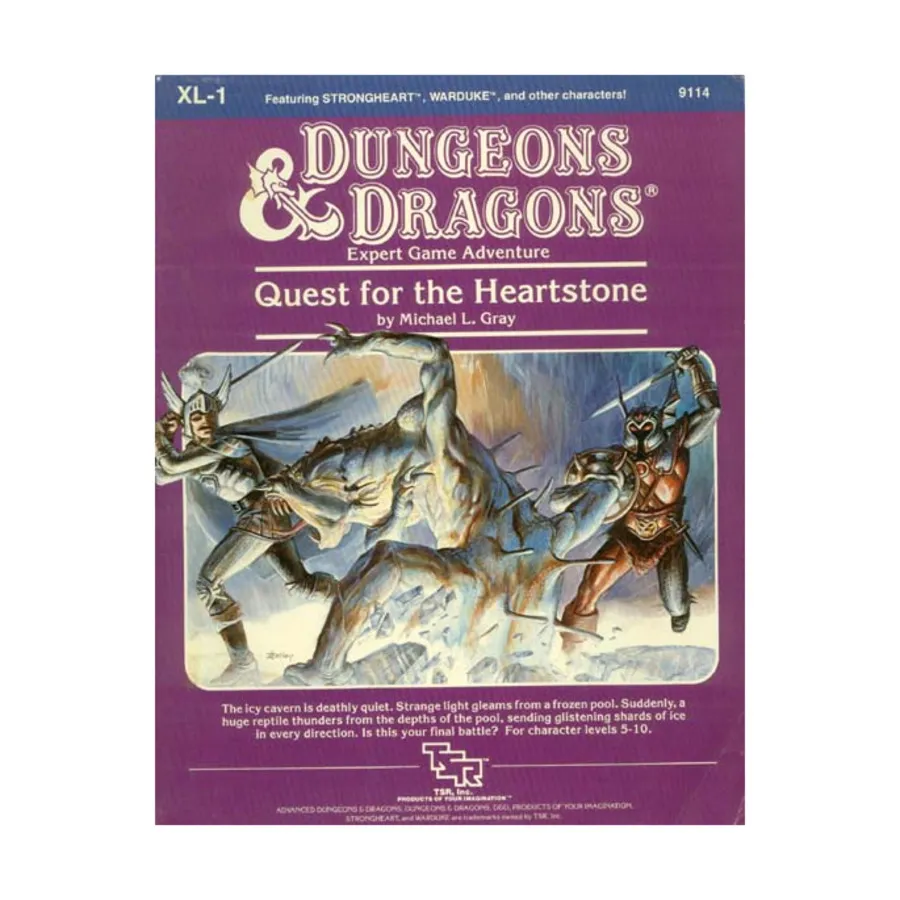 Модуль Quest for the Heartstone, Basic Dungeons & Dragons (Original Edition) - Modules & Adventures - Assorted
Модуль Quest for the Heartstone, Basic Dungeons & Dragons (Original Edition) - Modules & Adventures - Assorted
