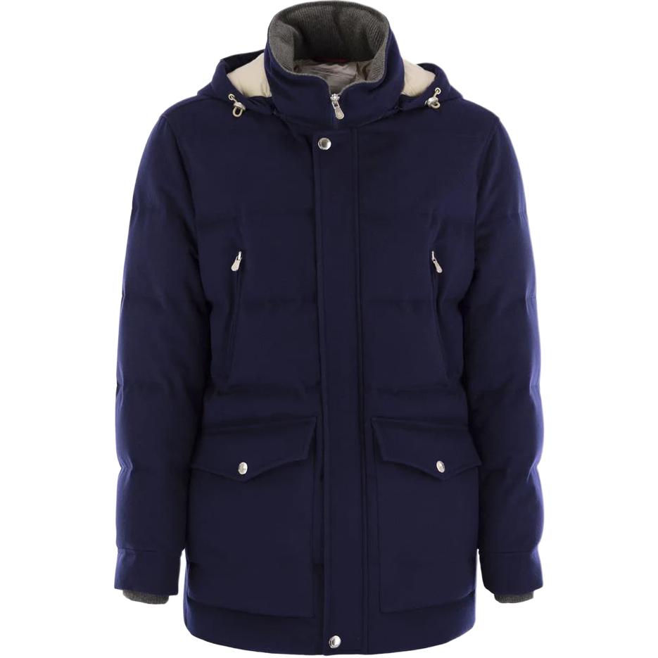 Застегивающаяся на молнию толстовка с капюшоном Brunello Cucinelli, синий
Застегивающаяся на молнию толстовка с капюшоном Brunello Cucinelli, синий