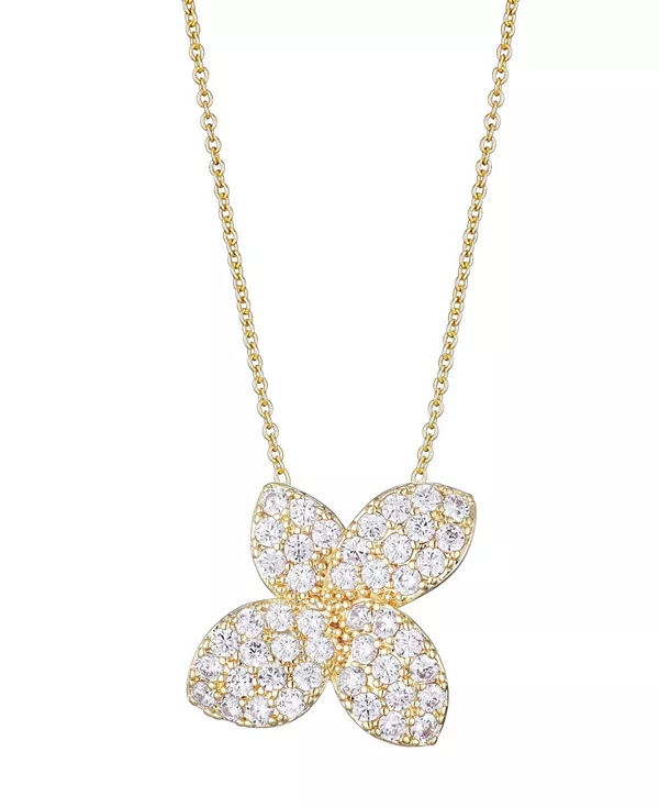 Крупное колье с цветком из золота и кубических цирконий Adornia, gold
Крупное колье с цветком из золота и кубических цирконий Adornia, gold