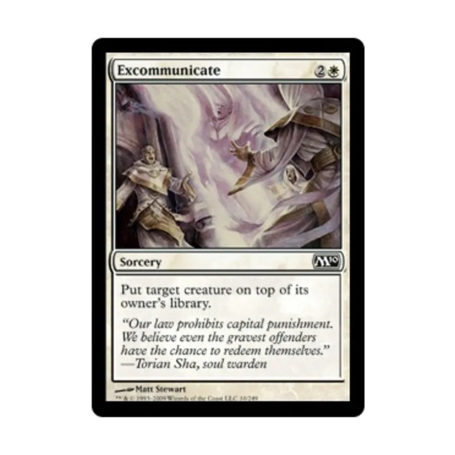 CCG Отлучение от церкви (С), MTG - Magic 2010
CCG Отлучение от церкви (С), MTG - Magic 2010