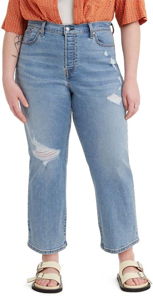 Женские джинсы Levi's Wedgie Straight Plus Size, Medium Indigo Destructed
Женские джинсы Levi's Wedgie Straight Plus Size, Medium Indigo Destructed