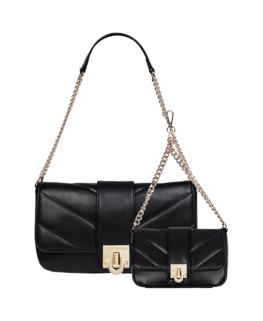 Стеганая сумка через плечо с клапаном и мини-сумочкой True Religion, Black
Стеганая сумка через плечо с клапаном и мини-сумочкой True Religion, Black