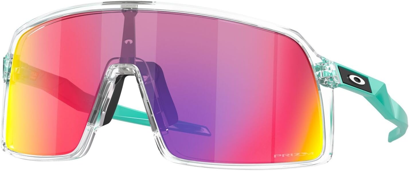 Комплект солнцезащитных очков Oakley OO9406: очки OO 9406 SUTRO 9406B3 Clear/Prizm Road из поликарбоната, стандартные и универсальные, с противоскользящим силиконовым ремешком, Clear
Комплект солнцезащитных очков Oakley OO9406: очки OO 9406 SUTRO 9406B3 Clear/Prizm Road из поликарбоната, стандартные и универсальные, с противоскользящим силиконовым ремешком, Clear