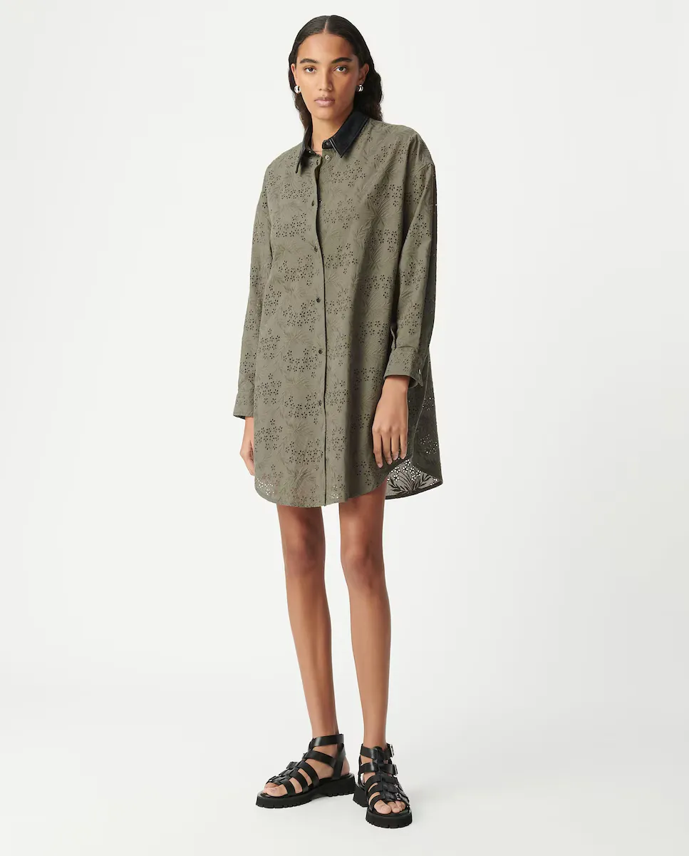 Короткое платье с длинными рукавами IKKS, зеленый
Короткое платье с длинными рукавами IKKS, зеленый