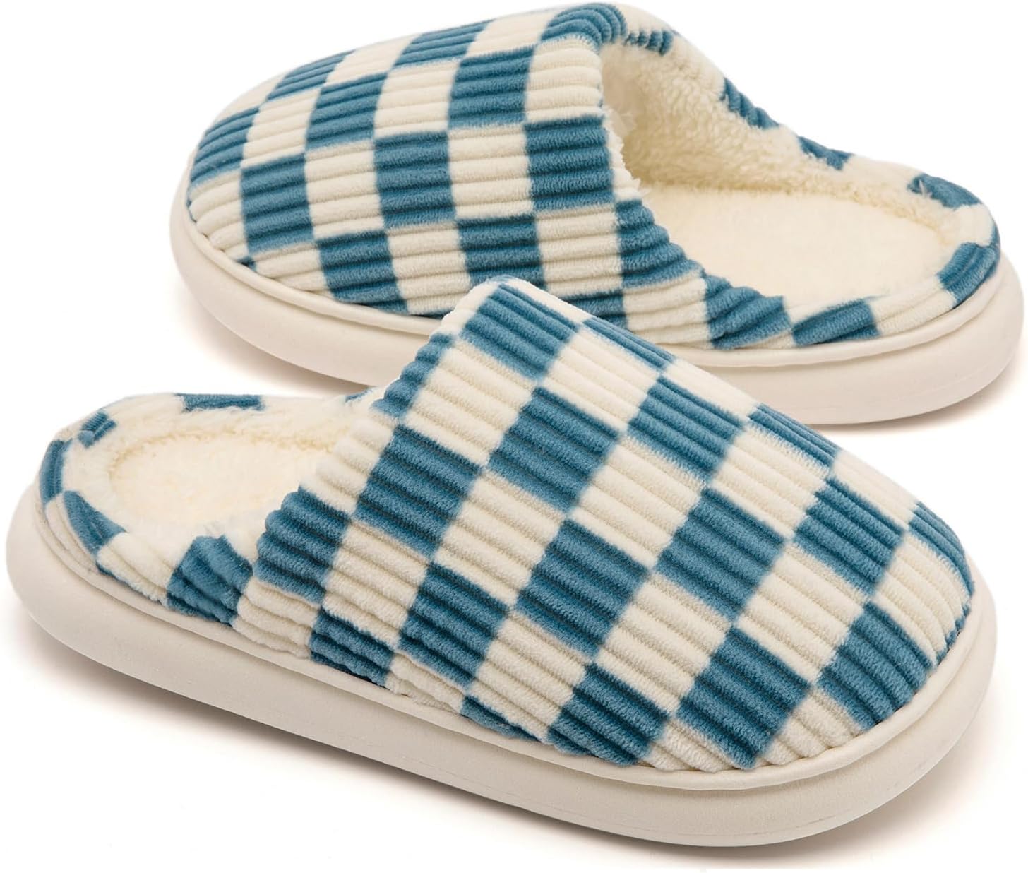 Домашние тапочки Yueerlu для женщин и мужчин, мягкие клетчатые тапочки для мужчин и женщин с теплой подошвой из мемори-пены, для дома и улицы с подкладкой из искусственного меха, синий
Домашние тапочки Yueerlu для женщин и мужчин, мягкие клетчатые тапочки для мужчин и женщин с теплой подошвой из мемори-пены, для дома и улицы с подкладкой из искусственного меха, синий