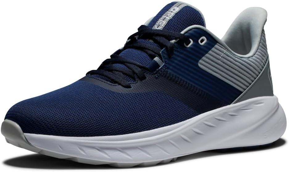 Мужские гольф-кроссовки FootJoy FJ Flex прошлых сезонов, синий/серый/темно-синий
Мужские гольф-кроссовки FootJoy FJ Flex прошлых сезонов, синий/серый/темно-синий