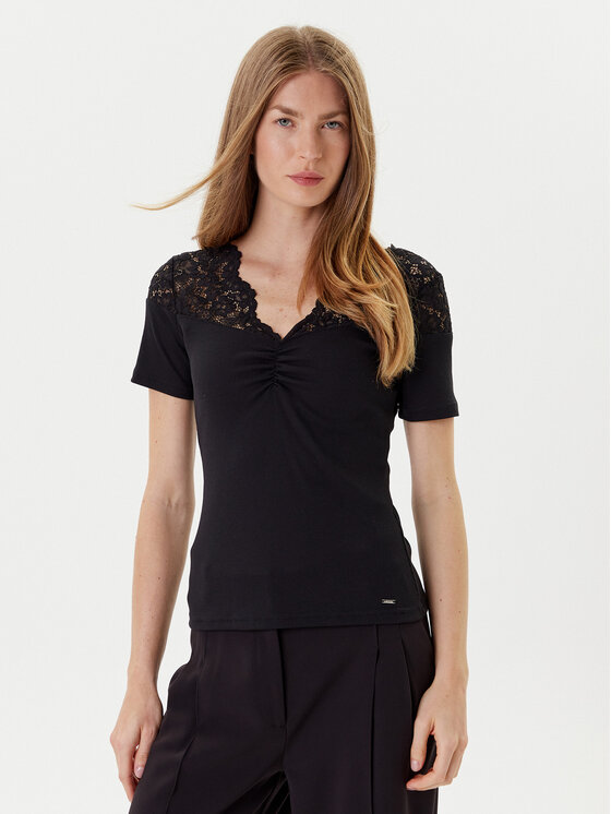 Блузка slim fit 252-DELINE Morgan, чёрный
Блузка slim fit 252-DELINE Morgan, чёрный