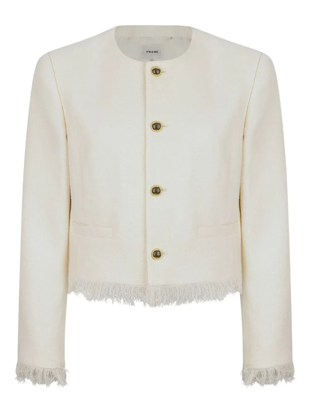 Куртка с пуговицами и бахромой Frame, белый
Куртка с пуговицами и бахромой Frame, белый