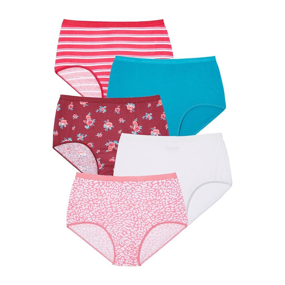 Женские хлопковые трусы больших размеров Comfort Choice, упаковка из 10 шт., цвет Bouquet
Женские хлопковые трусы больших размеров Comfort Choice, упаковка из 10 шт., цвет Bouquet