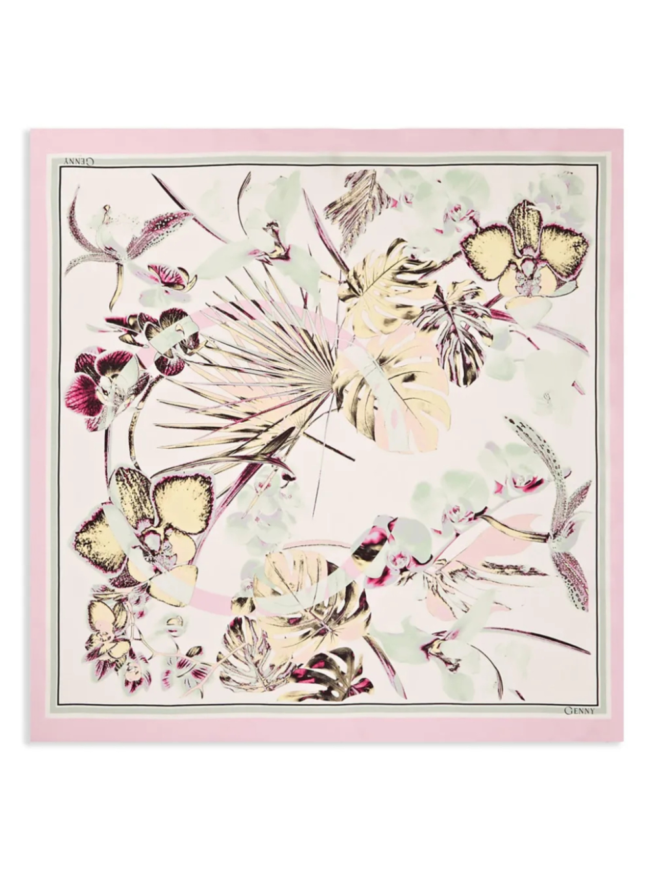 Genny шарф с абстрактным узором, белый
Genny шарф с абстрактным узором, белый