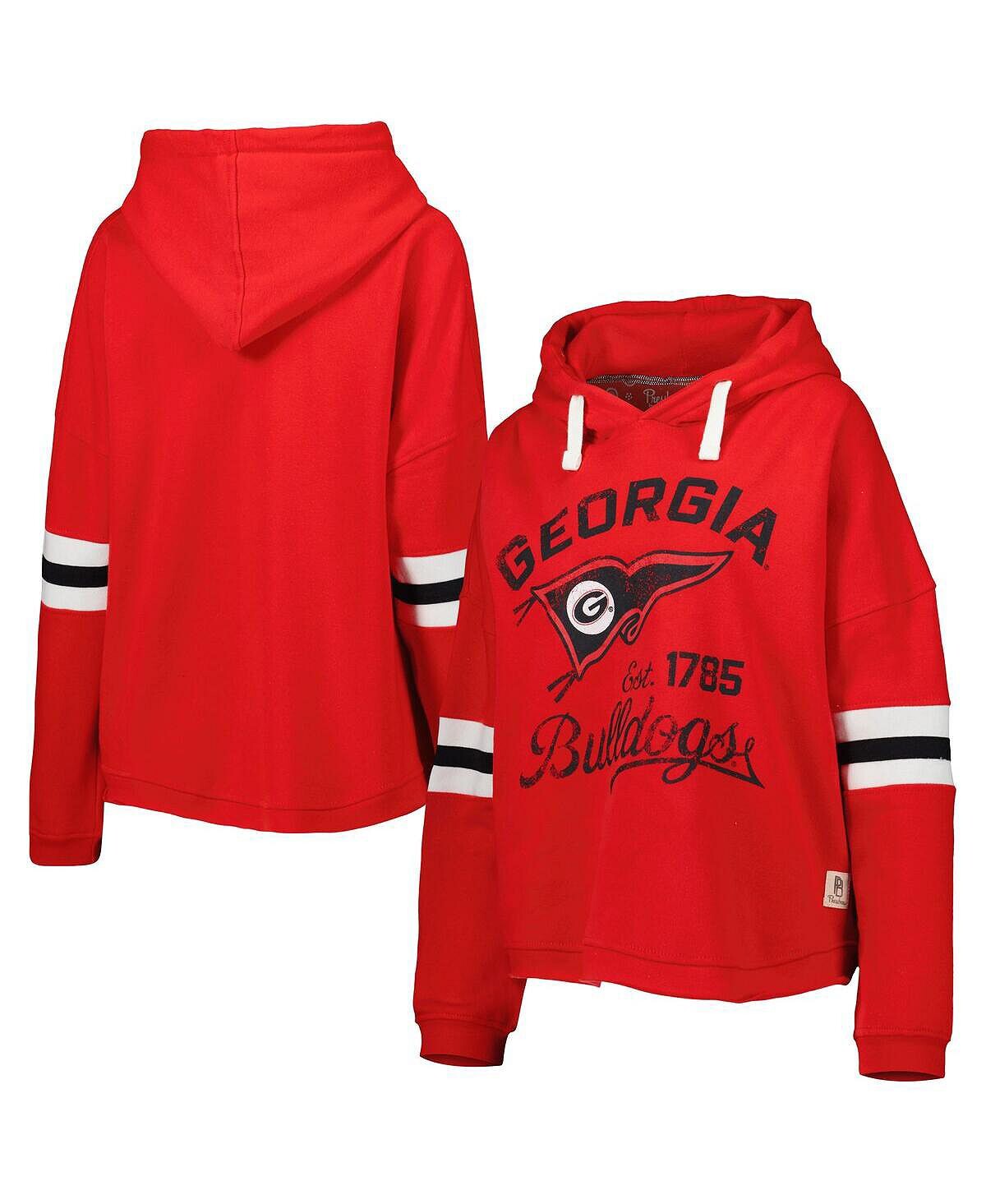 Женский пуловер с капюшоном Red Georgia Bulldogs Super Pennant Pressbox, красный
Женский пуловер с капюшоном Red Georgia Bulldogs Super Pennant Pressbox, красный