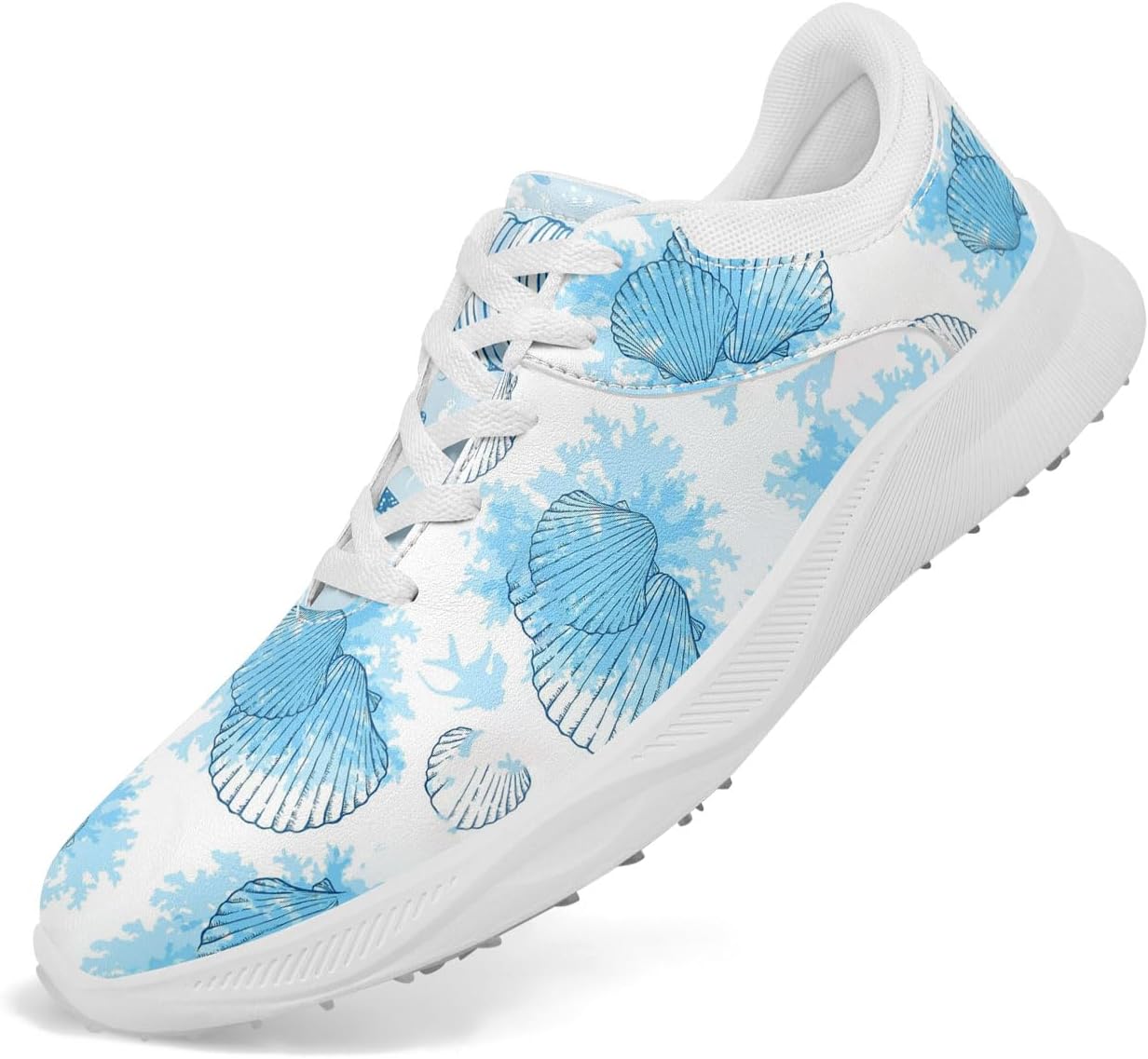 Водонепроницаемые гольф-туфли без шипов для мужчин и женщин - с гавайским океанским принтом, легкие, дышащие и удобные для гольфа и повседневной носки Awsole, белый/голубой/светло-голубой
Водонепроницаемые гольф-туфли без шипов для мужчин и женщин - с гавайским океанским принтом, легкие, дышащие и удобные для гольфа и повседневной носки Awsole, белый/голубой/светло-голубой