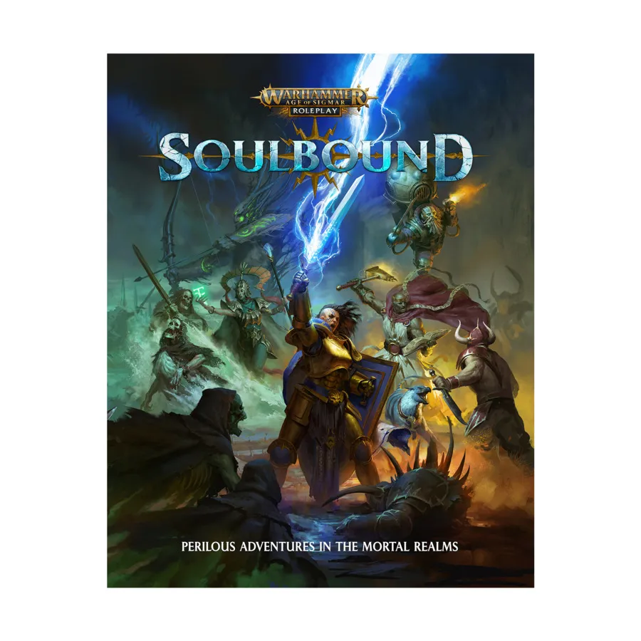 Soulbound Core Rulebook, Warhammer Fantasy RPG 4th Edition (Cubicle Seven), твердый переплет
Soulbound Core Rulebook, Warhammer Fantasy RPG 4th Edition (Cubicle Seven), твердый переплет
