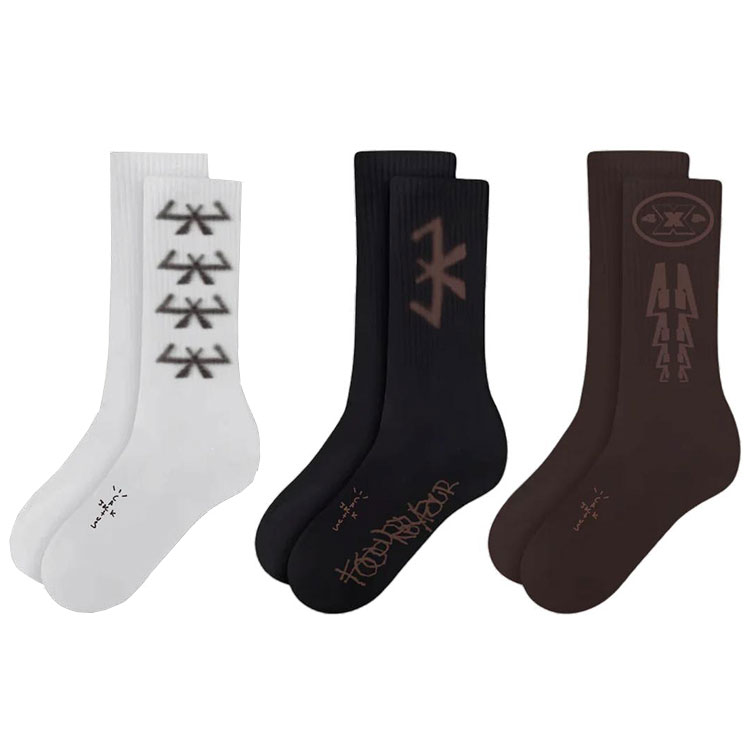 Унисекс носки Crew 3 пары Travis Scott, коричневый
Унисекс носки Crew 3 пары Travis Scott, коричневый