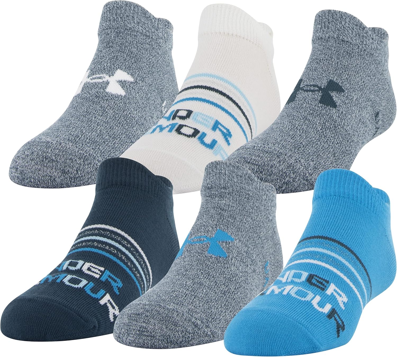 Under Armour Kids' Essential 2.0 легкие носки ноу-шоу (6 пар), Blue
Under Armour Kids' Essential 2.0 легкие носки ноу-шоу (6 пар), Blue