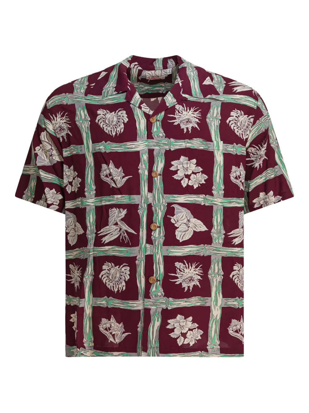 Рубашка из вискозы с принтом Sun Surf, коричневый
Рубашка из вискозы с принтом Sun Surf, коричневый