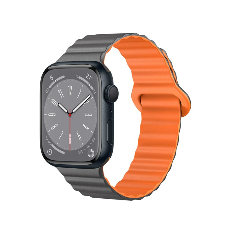 Biaodaige Часы Strap Apple Compatibility Silicone Material, Gray Orange
Biaodaige Часы Strap Apple Compatibility Silicone Material, Gray Orange