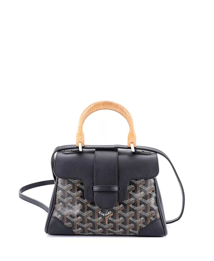 Мини-сумка Saigon с верхней ручкой, покрытая холстом с кожей Pre-Owned Goyard, черный
Мини-сумка Saigon с верхней ручкой, покрытая холстом с кожей Pre-Owned Goyard, черный