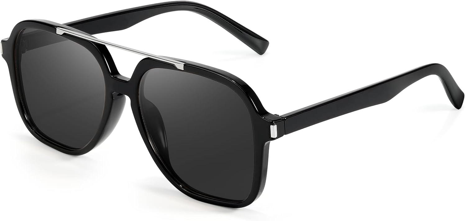 Модные солнцезащитные очки-авиаторы SODQW для женщин и мужчин, защита от ультрафиолета UV400, дизайнерские очки в стиле 70-х, идеально подходят для вождения и путешествий, стильные солнцезащитные очки 2026 года, 01-black/Grey
Модные солнцезащитные очки-авиаторы SODQW для женщин и мужчин, защита от ультрафиолета UV400, дизайнерские очки в стиле 70-х, идеально подходят для вождения и путешествий, стильные солнцезащитные очки 2026 года, 01-black/Grey