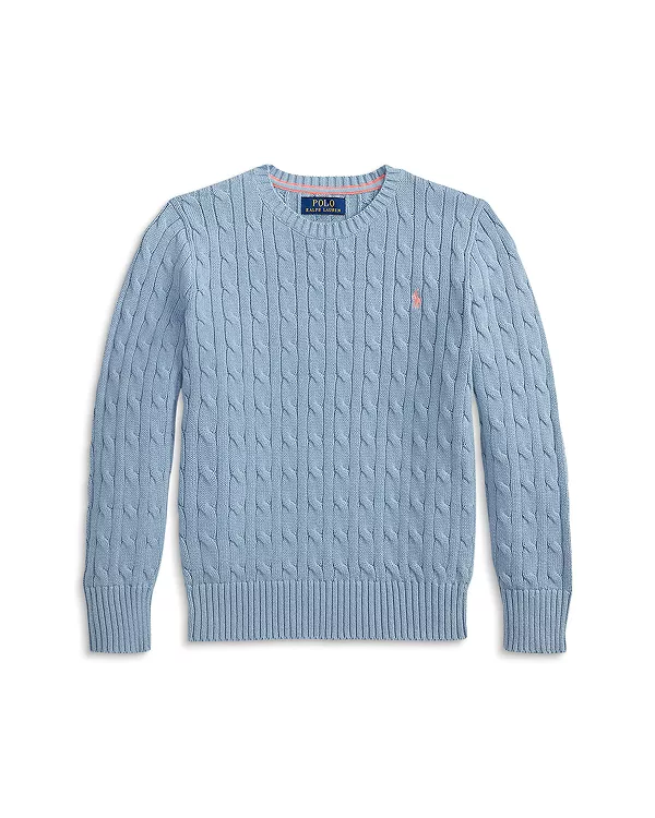 Хлопковый свитер крупной вязки для мальчиков - для детей постарше. Ralph Lauren, синий
Хлопковый свитер крупной вязки для мальчиков - для детей постарше. Ralph Lauren, синий