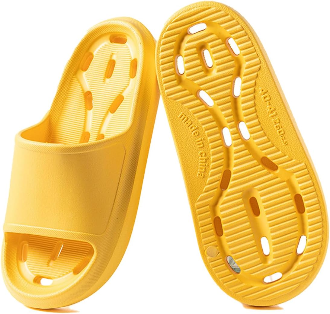 Женские и мужские шлепанцы для душа oukisam, быстро сохнущие, легкая подошва, нескользящие шлепанцы для ванной, желтый
Женские и мужские шлепанцы для душа oukisam, быстро сохнущие, легкая подошва, нескользящие шлепанцы для ванной, желтый