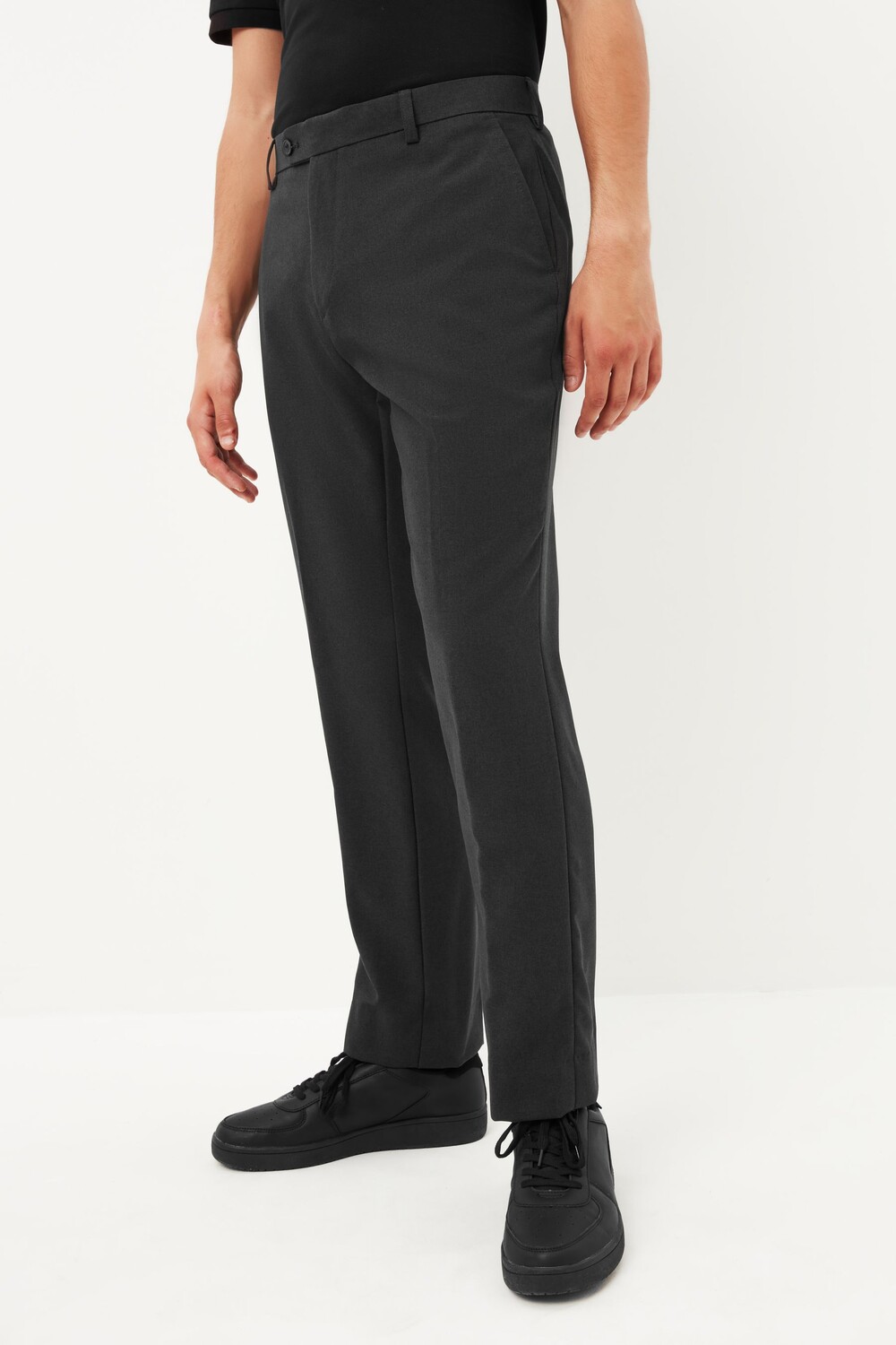 Элегантные брюки с гладкой передней частью можно стирать в машине Next, серый
Элегантные брюки с гладкой передней частью можно стирать в машине Next, серый