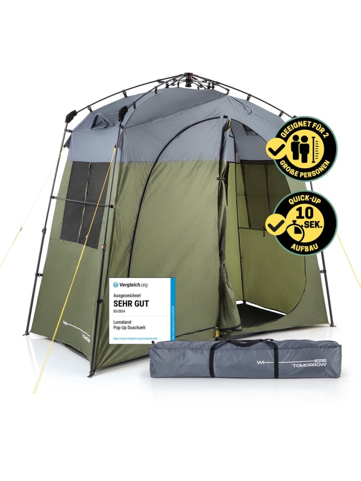 Палатка-душ Where Tomorrow на двоих - кемпинговый туалет и мобильный душ
Палатка-душ Where Tomorrow на двоих - кемпинговый туалет и мобильный душ