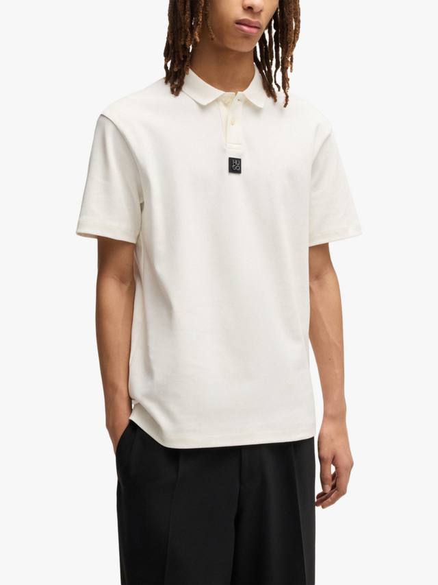 Хлопковая поло HUGO Regular Fit HUGO BOSS, Natural
Хлопковая поло HUGO Regular Fit HUGO BOSS, Natural