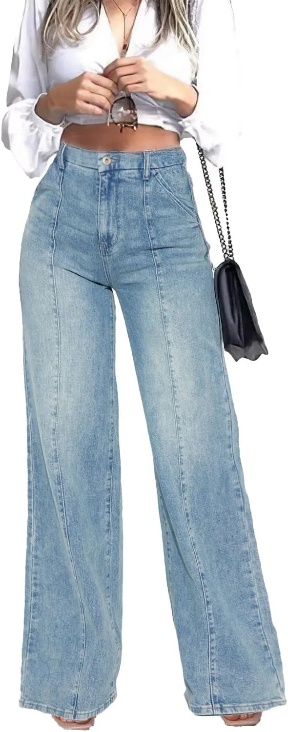 Женские джинсы Wide Leg High Waist Baggy BubFee
Женские джинсы Wide Leg High Waist Baggy BubFee